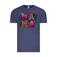 Vintage Denim Racing leopard frame mama Mother's Day Vintage Tee - LillyAllenDesigns