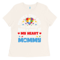Bone lil autism mom Ladies Tee - CowhideDigitalArt