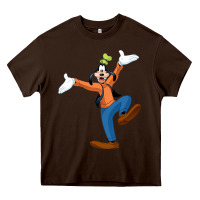 Chocolate Brown goofy Heavy Core Tee - baoMotion