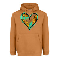 Meerkat Sunflower Heart Heavyweight Hoodie - Jasminsmagicworld
