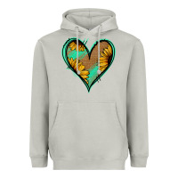 Moon Dust Sunflower Heart Heavyweight Hoodie - Jasminsmagicworld