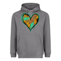 Storm Sunflower Heart Heavyweight Hoodie - Jasminsmagicworld