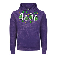 Cloud Purple clover ghostie st.patrick's day Vintage Hoodie - Artiststas