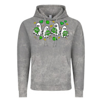Cloud Rock clover ghostie st.patrick's day Vintage Hoodie - Artiststas