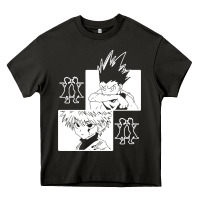 Asphalt hunter gon and killua anime manga Heavy Core Tee - baoMotion