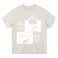 Cream hunter gon and killua anime manga Heavy Core Tee - baoMotion