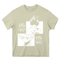 Mossy hunter gon and killua anime manga Heavy Core Tee - baoMotion