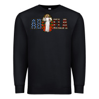 Black abuela jesus christ Premium Sweatshirt - Jasminsmagicworld