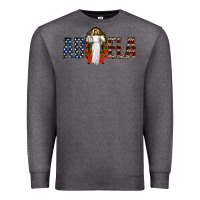 Charcoal Heather abuela jesus christ Premium Sweatshirt - Jasminsmagicworld