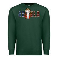 Sports Green abuela jesus christ Premium Sweatshirt - Jasminsmagicworld