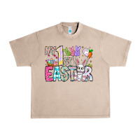 French Oak My 1st Easter Urban Heavy Tee - CowhideDigitalArt