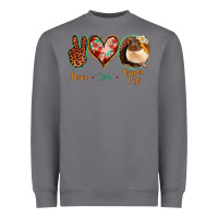 Storm Peace Love Guinea Pigs Heavyweight Sweatshirt - Jasminsmagicworld
