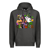 Charcoal Heather my 1st halloween Premium Hoodie - BarkalooDesign