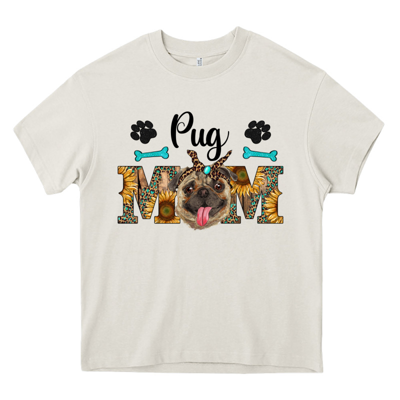 Western Pug Mom Heavy Core Tee by RanaPortraitStore | Teevron