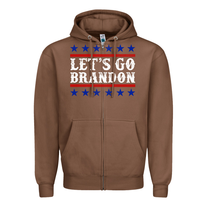 Let's Go Brandon Zipper Hoodie by Jasminsmagicworld | Teevron