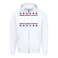 White Let's Go Brandon Zipper Hoodie - Jasminsmagicworld