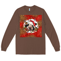 Chestnut christmas cow Long Sleeve Tee - LillyAllenDesigns