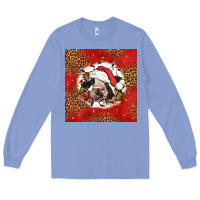 Colony Blue christmas cow Long Sleeve Tee - LillyAllenDesigns