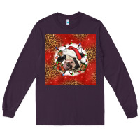 Plum christmas cow Long Sleeve Tee - LillyAllenDesigns
