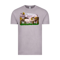 Vintage Zinc Mom With White Chester Pig And Baby Pig Vintage Tee - LillyAllenDesigns