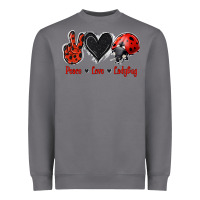 Storm Peace Love Ladybug Heavyweight Sweatshirt - Jasminsmagicworld