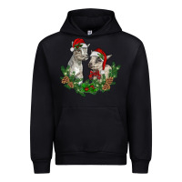 Black christmas baby goats Urban Hoodie - RanaPortraitStore
