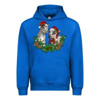 Cobalt christmas baby goats Urban Hoodie - RanaPortraitStore