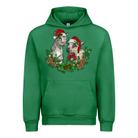 Emerald christmas baby goats Urban Hoodie - RanaPortraitStore