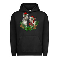 Pigment Black christmas baby goats Urban Hoodie - RanaPortraitStore