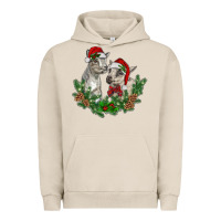 Pigment French Oak christmas baby goats Urban Hoodie - RanaPortraitStore