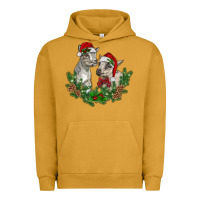 Pigment Peanut Butter christmas baby goats Urban Hoodie - RanaPortraitStore