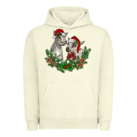 Pigment Pistachio christmas baby goats Urban Hoodie - RanaPortraitStore
