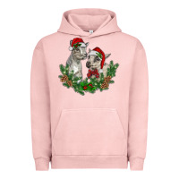Pigment Salmon christmas baby goats Urban Hoodie - RanaPortraitStore
