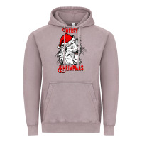 Vintage Zinc Merry Christmas Cat Vintage Hoodie - SublimationCraftShop