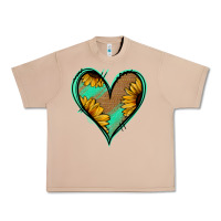 Burro Sunflower Heart Urban Heavy Tee - Jasminsmagicworld