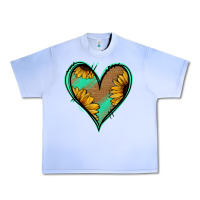 Grape Ice Sunflower Heart Urban Heavy Tee - Jasminsmagicworld
