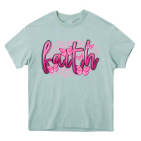 Arona Faith Breast Cancer Heavy Core Tee - FaDigitalArtStudio