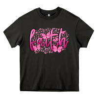 Asphalt Faith Breast Cancer Heavy Core Tee - FaDigitalArtStudio