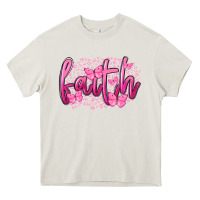 Faith Breast Cancer Heavy Core Tee | Teevron