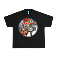 Black mule buck deer christmas Urban Heavy Tee - LillyAllenDesigns
