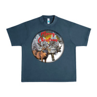 Mule Buck Deer Christmas Urban Heavy Tee | Teevron