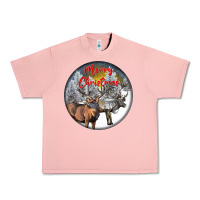 Salmon mule buck deer christmas Urban Heavy Tee - LillyAllenDesigns