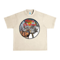 Sandshell mule buck deer christmas Urban Heavy Tee - LillyAllenDesigns