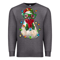 Charcoal Heather christmas rooster Premium Sweatshirt - RanaPortraitStore