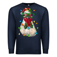 Navy christmas rooster Premium Sweatshirt - RanaPortraitStore