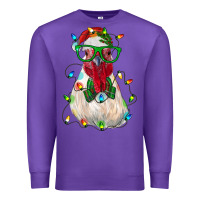 Purple christmas rooster Premium Sweatshirt - RanaPortraitStore
