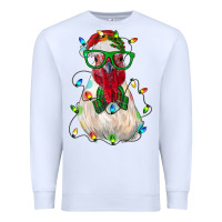 White christmas rooster Premium Sweatshirt - RanaPortraitStore