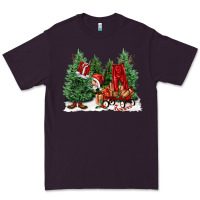 Plum christmas santa Premium Tee - FaDigitalArtStudio