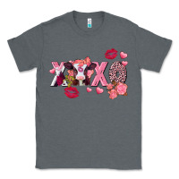 Charcoal Heather Xoxo baby Cow Valentine's Day Classic Tee - FaDigitalArtStudio