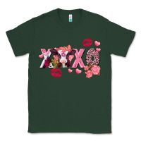 Sports Green Xoxo baby Cow Valentine's Day Classic Tee - FaDigitalArtStudio